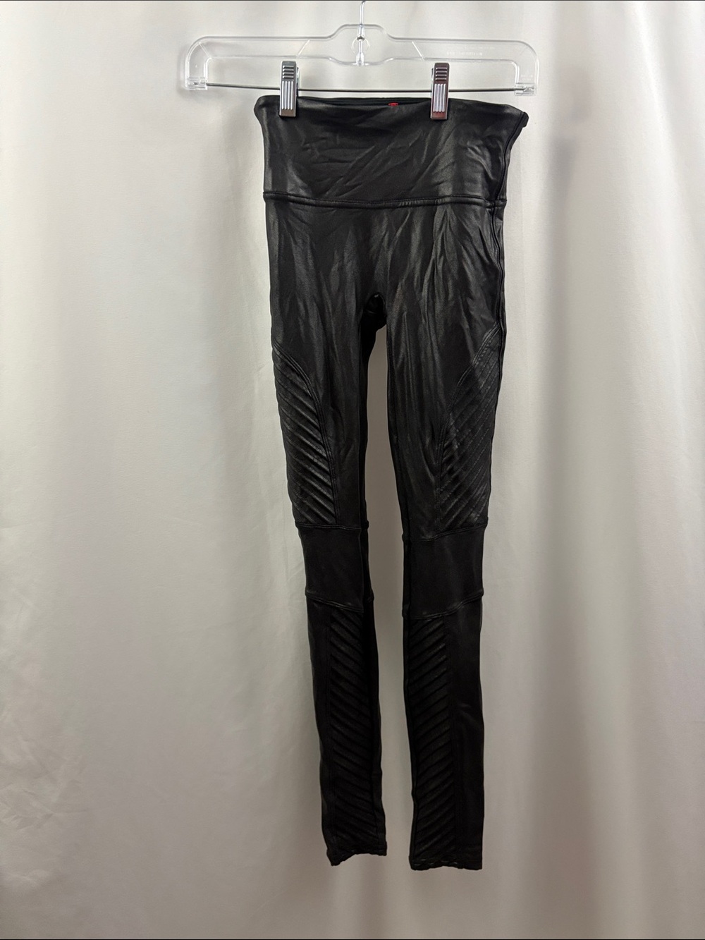 Spanx XS Black Moto Leggings